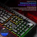 104 Key V4 Mechanical feel Keyboard USB  Wired LED Backlit  YINDIAO  Gaming Mechanical feel Keyboard. 