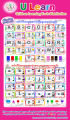 ULearn Poster To Write Capital & Small Letter ABC,abc. 