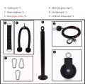 DIY Fitness Lift Pulley Cable System For Home Gym Sports Training (First Place). 