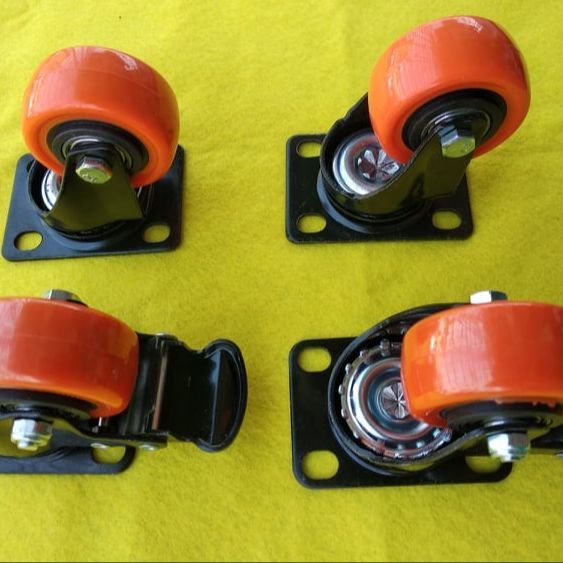 Clover 2 inch  Caster Wheels ,  Ball Bearing Swivel Castor ( 4 PCS )  ( ၄ ခုတစုံ )