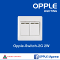 OPPLE Switch CO1 ( 2 Gang 2 Way). 