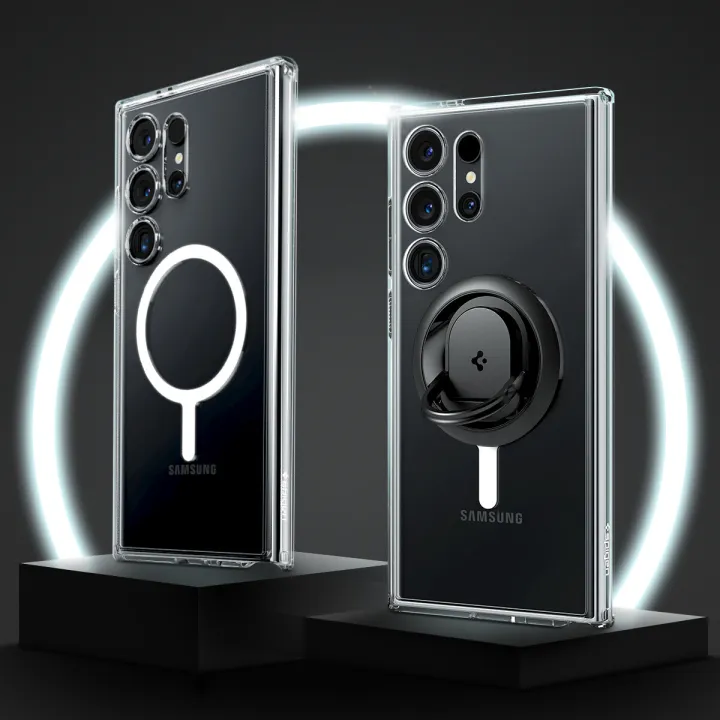 (Preorder)SPIGEN%20Case%20for%20Galaxy%20S24%20Ultra%20%5BUltra%20Hybrid%20OneTap%20Metal%20Ring%20Mag%20Fit%5D%20Hybrid%20magnetic%20case%20with%20PC%20back%20and%20soft%20TPU%20frame%20that%20prevents%20yellowing%20/%20Samsung%20Galaxy%20S24%20Ultra%20Case%20%E1%80%96%E1%80%AF%E1%80%94%E1%80%BA%E1%80%B8%E1%80%80%E1%80%AC%E1%80%97%E1%80%AC%20-%20Image%203