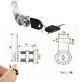 Cabinet Cam Lock Key Set 16mm - 2packs set. 