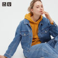 [Uniqlo Singapore Preorder] Denim Cropped Jacket/Fashion / Women / Clothing / Jackets & Coats / Denim Jackets. 