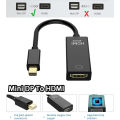 Mini DP to HDMI transfer cable 4K high-definition lightning Minidp to HDMI computer graphics card external converter. 
