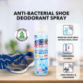 Shoes Deodorant Spray Antibacterial Shoe Cleaner Spray Odor Remover Eliminate Odors Revitalise Footwear Long-Lasting. 