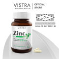 (Preorder)( C + Zine Set 2 bottles ) VISTRA Acerola Cherry 1000 mg & Citrus Bioflavonoids Plus - Vistra Acerola Cherry 1000 mg. & Citrus Bioflavonoids Plus (45 tablets) + VISTRA Zinc 15mg (45 caps) - Vistra Zinc 15 mg. (45 tablets) Pack of 2 bottles. 