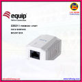 Equip 235211 Surface Mounted Box UTP Cat.6 1-Port. 