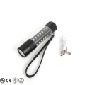 USB Rechargeable Multifunction Mini Flash Light Portable Aluminum Inspection Torch Light 6 Brightness Modes Handle Camping Hiking Flashlight with Clip. 