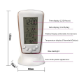 Digital Alarm Clock with Blue Back light Electronic Calendar Thermometer. 