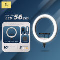 (Preorder) UPick1 LED Ring Light Set, 46-56cm (18-22 inches) with 2.1m-2.5m stand / 3200-6500K, three colors, multiple levels. Free carrying bag included.. 