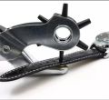 Belt hole puncher, Leather punch with 6 different size holes option. 