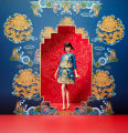 (Preorder)Barbie Lunar New Year Doll Designed by Guo Pei Barbie Doll Chinese New Year Festival 2023 by Designer Guo Pei (HJX03) ကလေးကစားစရာအရုပ် . 
