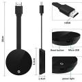 Tech Infinite G7s Wireless HDMI Dongle Receiver 1080P with Miracast Airplay DLNA for Android IOS Mac Wireless HDMI DONGLE Chrome Cast Anycast / HDMI WIFI Dongle / Receptor / HDMI De Tv Mira screen. 