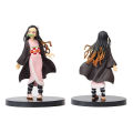 Anime  Kimetsu no Yaiba Tanjiro Nezuko Mouhira Inosuke Kazuma Zenitsu hand-made office model toy ကလေးကစားစရာအရုပ် (Preorder). 