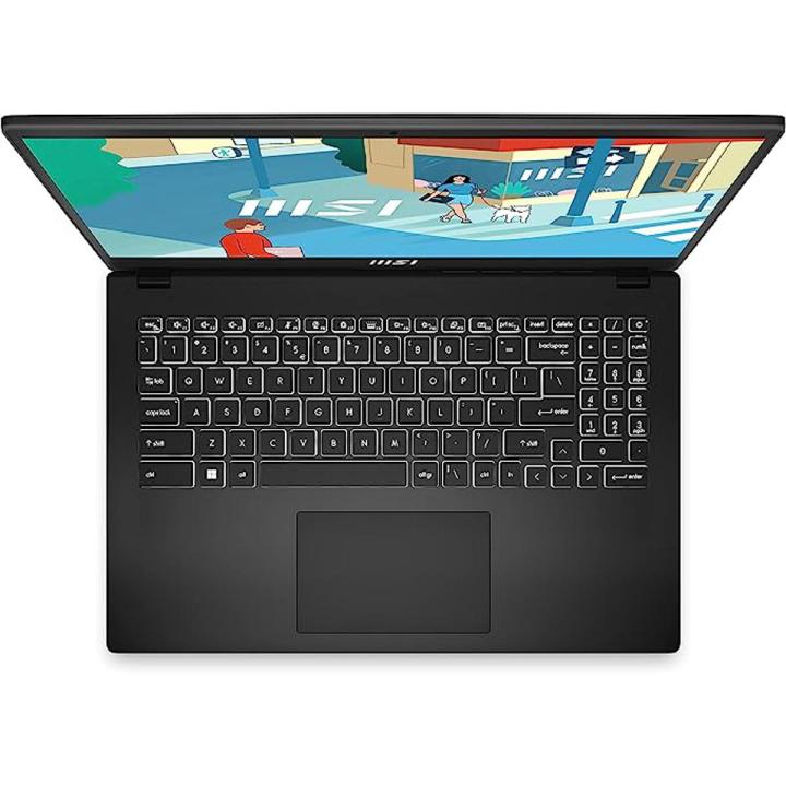 MSI-Modern 15 B11M (i7-1195G7, DDR4 16GB, 512GB NVMe PCIe Gen3x4 SSD, Iris Xe Graphics, Windows11 Home Plus), Classic Black-KMD
