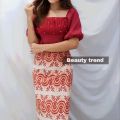 Beauty Trend brand Myanmar traditional dress , ready to wear, Indonesian silk, printed patterns. 