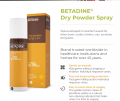 Betadine Dry Powder Spray 55 g. 