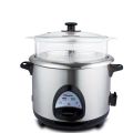 PowerPac 1.8L RICE COOKER WITH STAINLESS STEEL INNER POT FOOD STEAMER (PPRC32). 