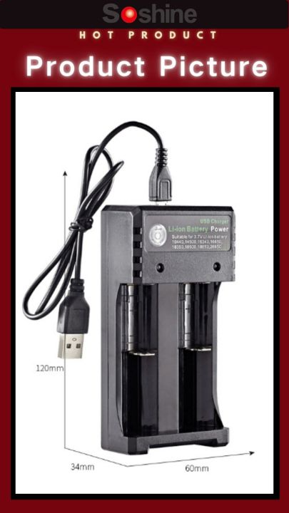 BmaX%202%20Slots%20Battery%20Charger%20Intelligent%20Fast%20LED%20Indicator%20USB%2010440%2014500%2016340%2016650%2018350%2018500%2018650%2026650%20Rechargeable%20-%20Image%205