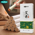 (Preorder) Cofoe Pure Sterilized Moxa Roll, Natural Moxa Cone 18mmX200mm 10 Pieces, Chinese Herbal Moxa Therapy. 