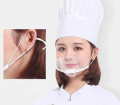 Clear Plastic Transparent Mouth Shield Multipurpose Uses kitchen hotel bakery hospital supermarket workshop aesthetic clinic kitchen facemask. 