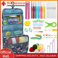 (Preorder) 【winnereco】Crochet hook set with crochet yarn, colorful knitting needle set, ergonomic handle yarn set.. 