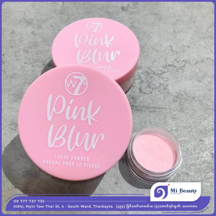 W7 Pink Blur Loose Powder 20g