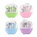 Apple nail clippers 8 pcs of carbon steel nail clippers set. 