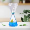 Liquid Hourglass Timer, Liquid Motion Bubbler Timer, Home Decor Creative Hourglass Liquid Bubbler. 