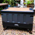 (Preorder) Camping box, table box, storage box, 3D three-in-one sitting folding storage camping box (60L) Function: Table. 