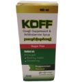 Koff Cough Suppressant&Antihistamine Syrup 100ml(Peppermint). 