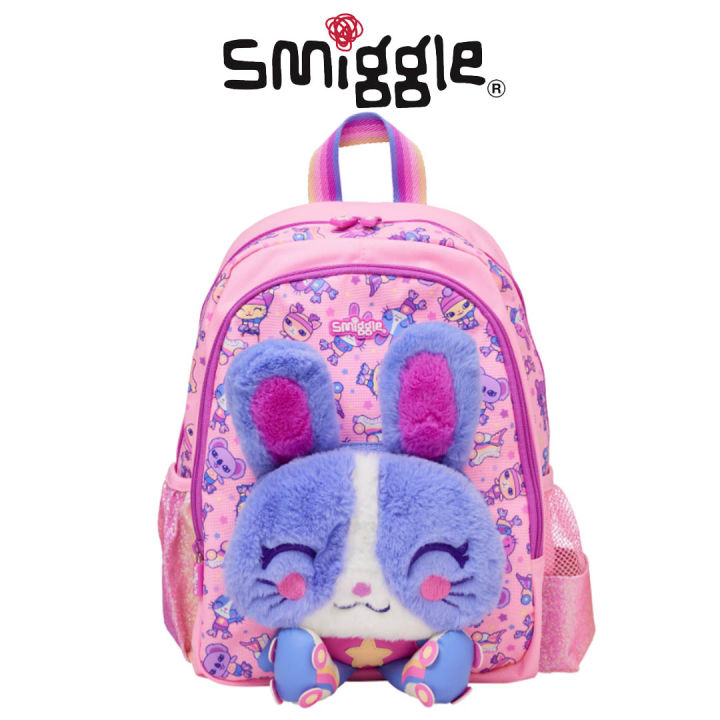 [Smiggle] Singapore Preorder Movin' Junior Character Backpack Pink