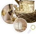 Fairy Lights LED with Batteries 20 LED Fairy Lights Battery Operated Short Wire Warm White Mini Wire Fairy Lights Indoor Small Outdoor Bottles Wall Room Party Wedding Decoration. 