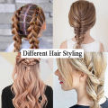 Golden Pyae Magic Hair Styling Tools Set DIY Hair Braiding Braider Accessories Hairpin Twist Bun Barrettes Hair Clips for Women Hairdressing. 