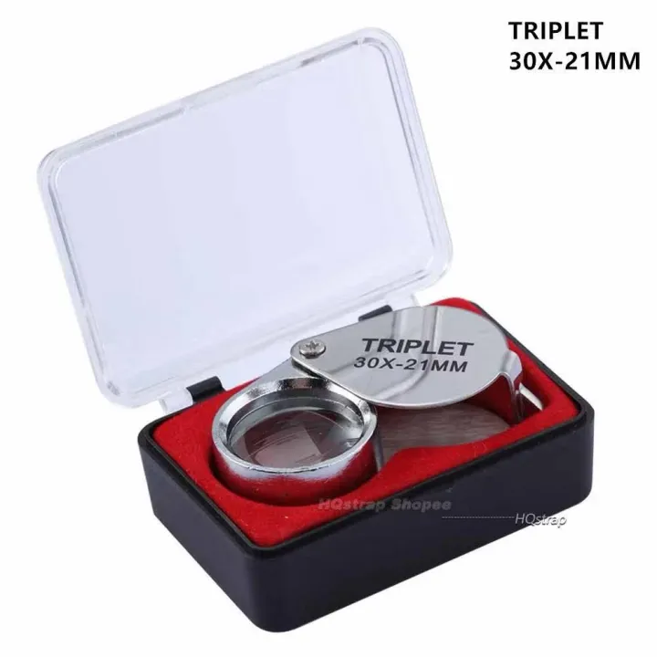 10X/20X/30X%20Pocket%20Loupe%20Magnifier%20Jewelry%20Watch%20Accessories%20Magnifying%20Glass%20Foldable%20Triplet%20Jewelers%20Eye%20Glass%20Tool%20Reading%20Magnifier%20Device%20-%20Image%202