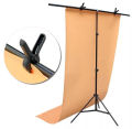 (Preorder) 1.5m x 2m Camera Stand Kit with Metal Support Stand and 2 Clamps for PVC Backdrops. 1.5m x 2m Big Photography Studio Video Metal Support Stand System Kit Set with Crossbar Clamps and 2 Clamps for PVC Backdrop Background. 