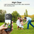 (Preorder) Insta360 X3 Puluz Sticky HD Protective Anti-Scratch Lens Cover for Insta360 X3 Accessories. 