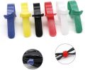 Cable tie Straps Tie Wire Releasable Cable Multicolor Fastening Reusable Separable Plastics Cable Organizer Fastening Power Tools (5pcs). 