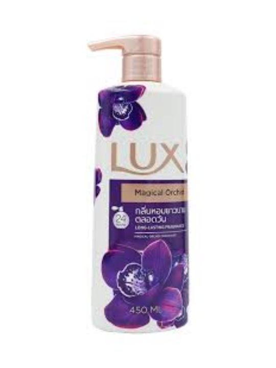 Lux Magical Orchid Long-Lasting Fragrance Bodywash 450ml – Lux (ရေချိုးဆပ်ပြာ)