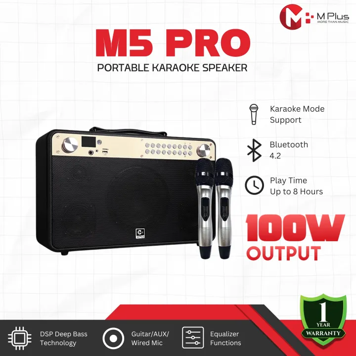 MPlus%20M5%20Pro%20100W%20Portable%20Karaoke%20Speaker%20-%20Image%202