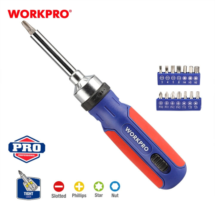 (Preorder)  WORKPRO 15 in 1 screwdriver set, model WP221061