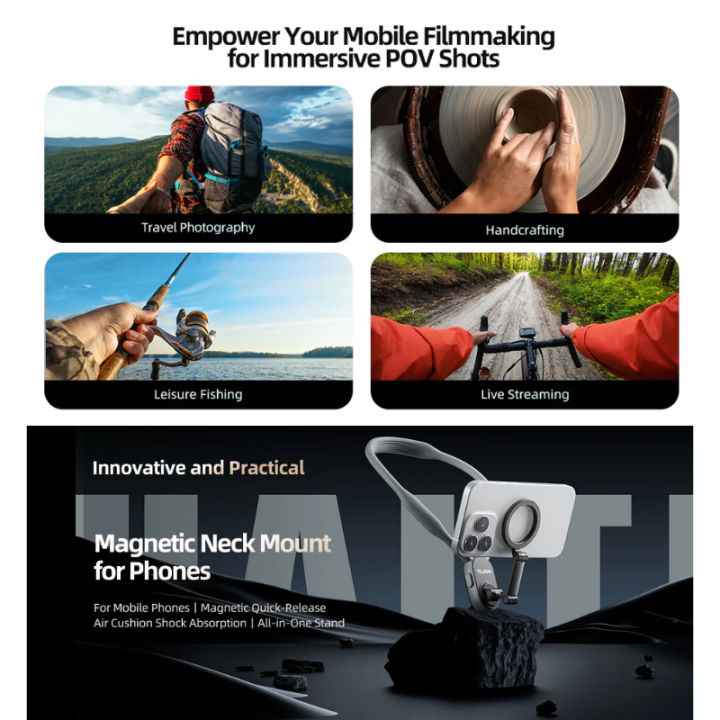 (Preorder)%20Telesin%20Magnetic%20Neck%20Mount%20for%20Phones%20-%20Image%205