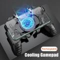 98K PUBG Game Controller With Cooling Fan Gamepad Trigger Shooting Free Fire Button Gamepad Joystick IOS Android Mobile Phone. 