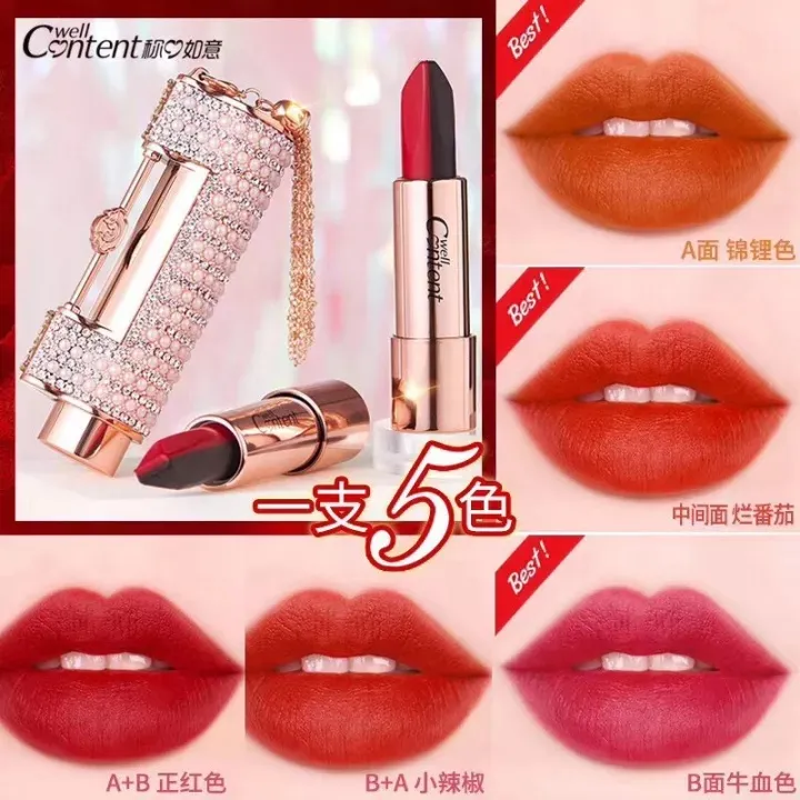 (Preorder)5%20Color%20Changing%20Lipsticks,%20Shades%20in%20One%20Stick,%205in1%20Lipstick%20Well%20Content%20No.5876%20-%20Image%205