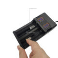18650 26650 battery dual-slot charger dual-charge USB smart fast charge 3.7v-4.2V lithium battery charger. 