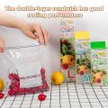 15PCS Silicone Food Storage Bag Reusable Fresh-keeping Bag Fruit And Vegetable Sealed Freezer Bag Leakproof Food Ziplock Bag. 