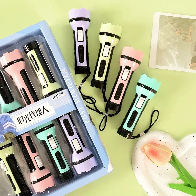 🔦 LED Mini Emergency Flashlight Dimmable Plastic Small Light Party Toy ...