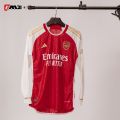 Arsenal Official Home Long Sleeve Player Jersey 23/24. 