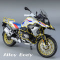 (Preorder) Cars Diecast Light Motorcycle Model Alloy BMW R1250 GS 1:9 Scale Lovers Collectible Birthday Children's Gift Metal Toys Boys  ကလေးကစားစရာအရုပ်ဆိုင်ကယ်. 